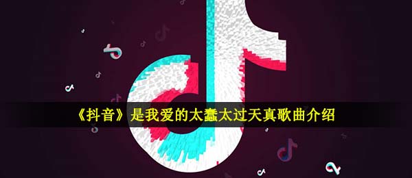 《抖音》是我爱的太蠢太过天真歌曲介绍