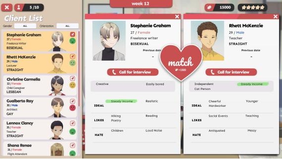 Matchmaker Agency《红娘社》这个情人节陪伴着你， 共享完美的搭配之喜